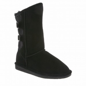 Bearpaw Boshie Hoge Laarzen Dames Zwart | ICU892UB