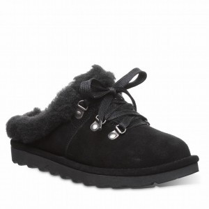 Bearpaw Cedar Pantoffels Dames Zwart | MXP8742LE