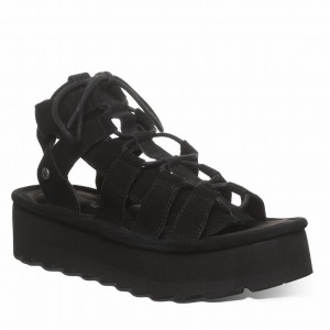 Bearpaw Elevation Sandalen Dames Zwart | BYA5470IT