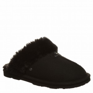 Bearpaw Loki Vegan Pantoffels Dames Zwart | BUJ213JW