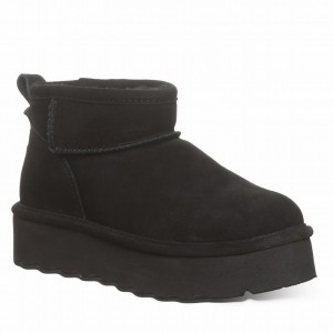 Bearpaw Retro Shorty Platform Laarzen Dames Zwart | HGY1494PZ