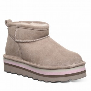 Bearpaw Retro Shorty Platform Laarzen Dames Beige | GYY9964HZ