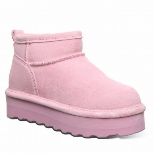 Bearpaw Retro Shorty Youth Laarzen Kinderen Roze | OXO4638DI