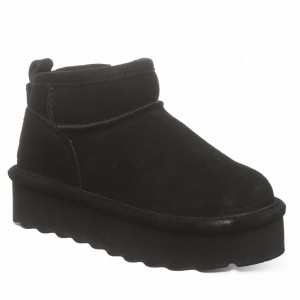 Bearpaw Retro Shorty Youth Laarzen Kinderen Zwart | DBW2577LX