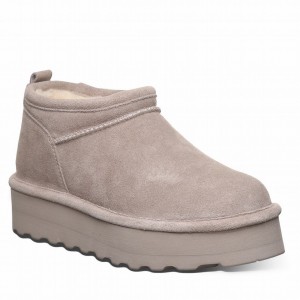 Bearpaw Retro Super Shorty Platform Laarzen Dames Grijs | NJE738SC