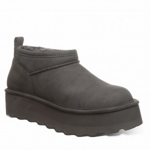 Bearpaw Retro Super Shorty Vegan Platform Laarzen Dames Grijs | CVZ560QJ