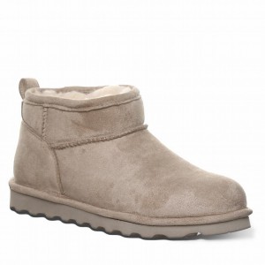 Bearpaw Shorty Vegan Laarzen Dames Grijs | QOA8923AE