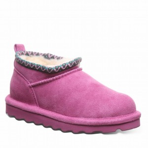 Bearpaw Super Shorty Deco Youth Laarzen Kinderen Paars | ZFC1876PJ