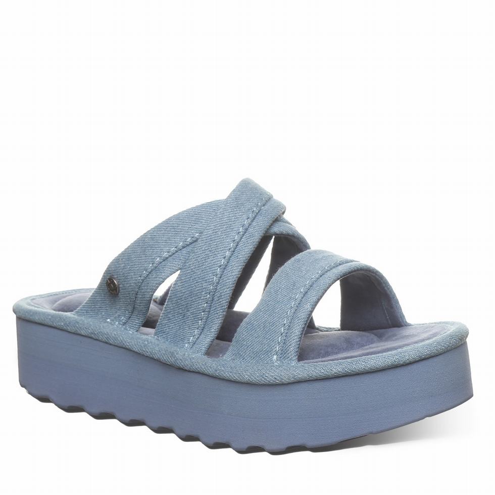 Bearpaw Altitude Sandalen Dames Blauw | NHJ893LU