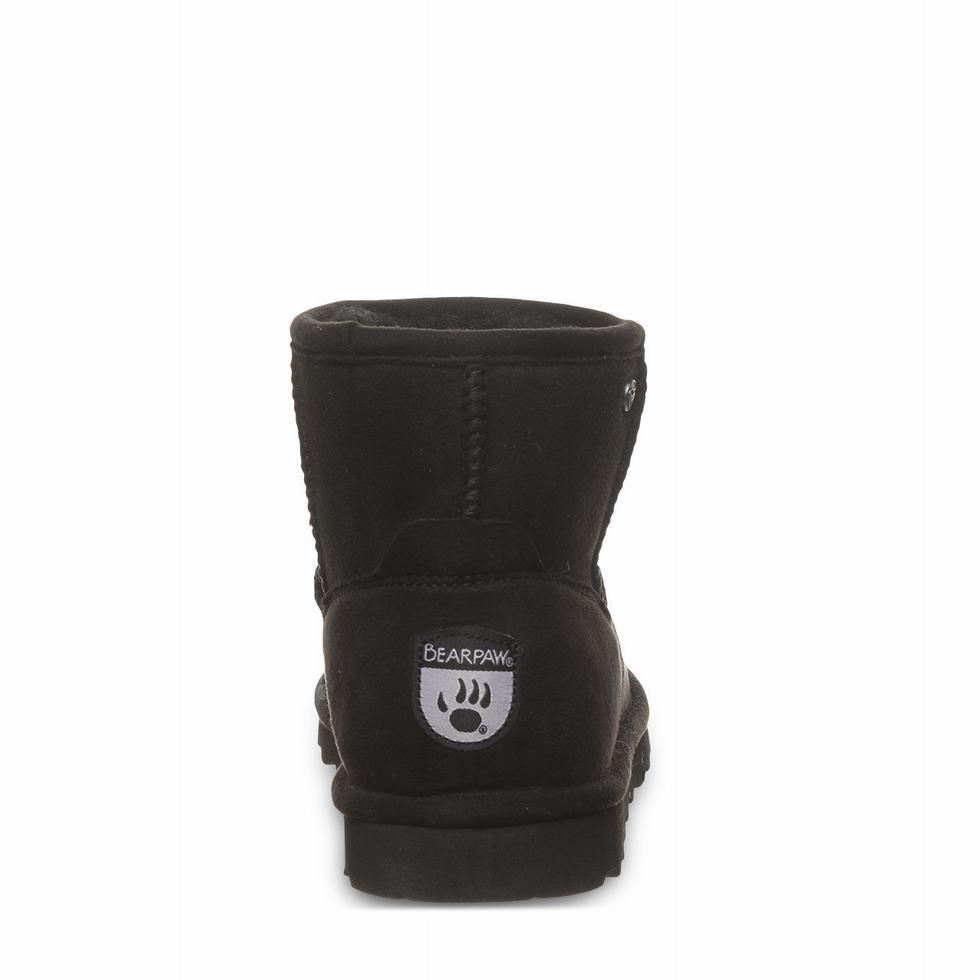 Bearpaw Alyssa Vegan Laarzen Dames Zwart | RJQ7521OK