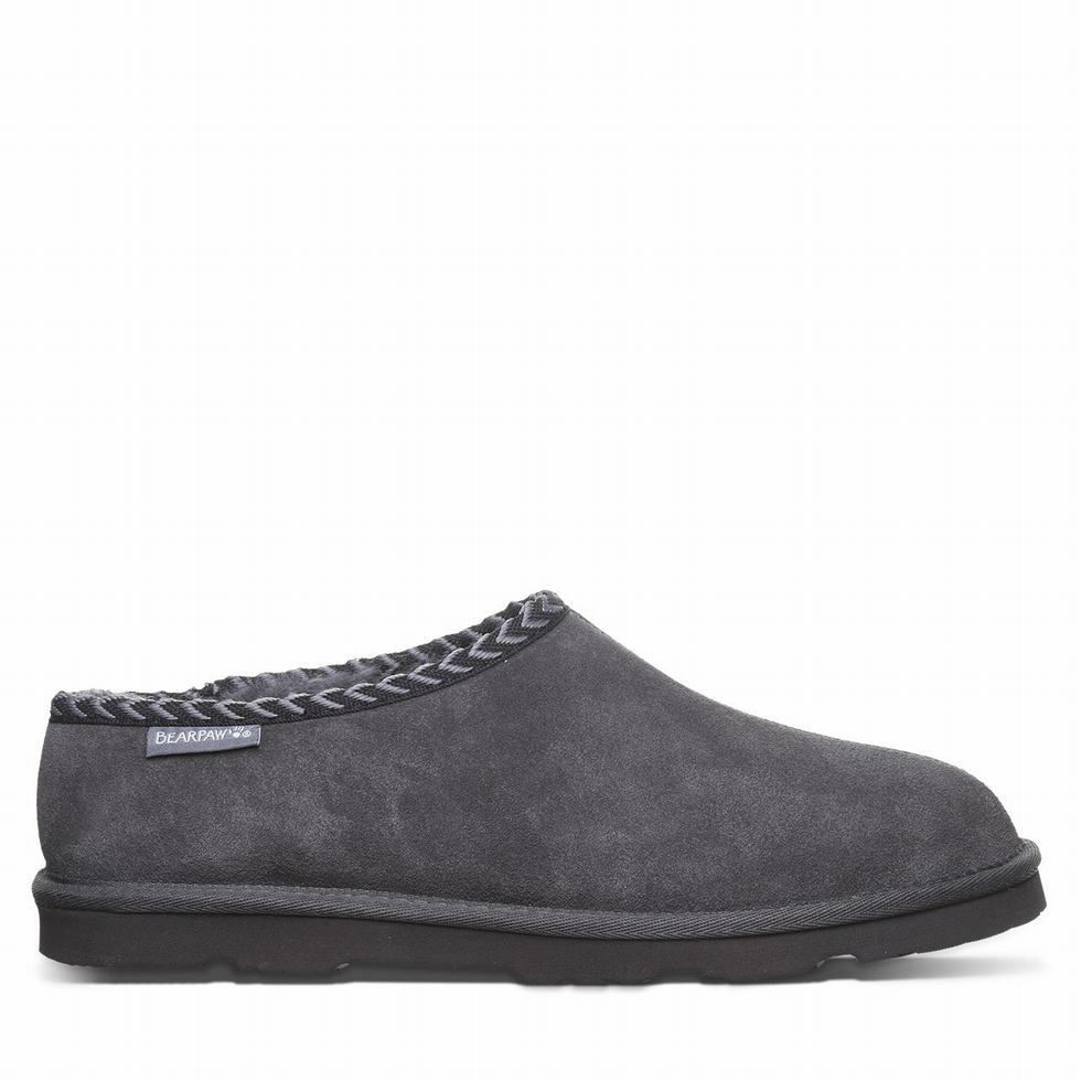 Bearpaw Beau Pantoffels Heren Gray | LTC148RG