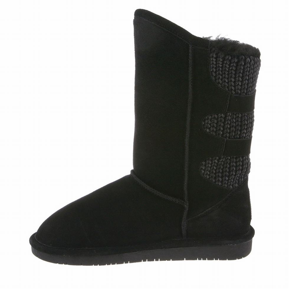 Bearpaw Boshie Hoge Laarzen Dames Zwart | ICU892UB