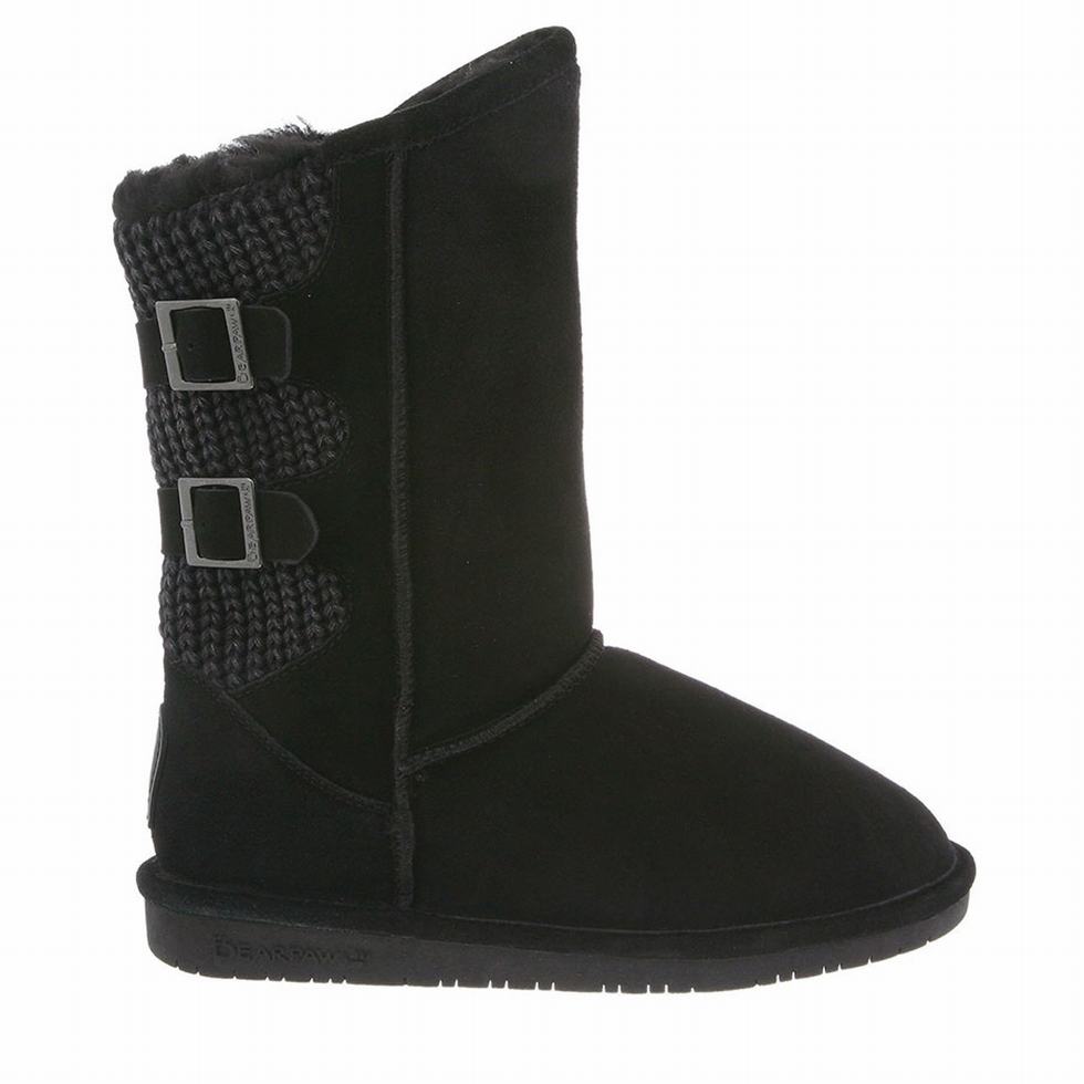 Bearpaw Boshie Hoge Laarzen Dames Zwart | ICU892UB