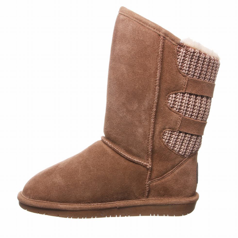 Bearpaw Boshie Wide Hoge Laarzen Dames Bruin | YZH3711MR