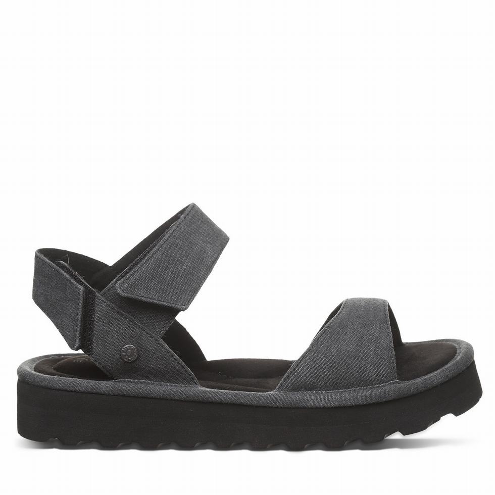 Bearpaw Crest Sandalen Dames Zwart | CEI2976PR