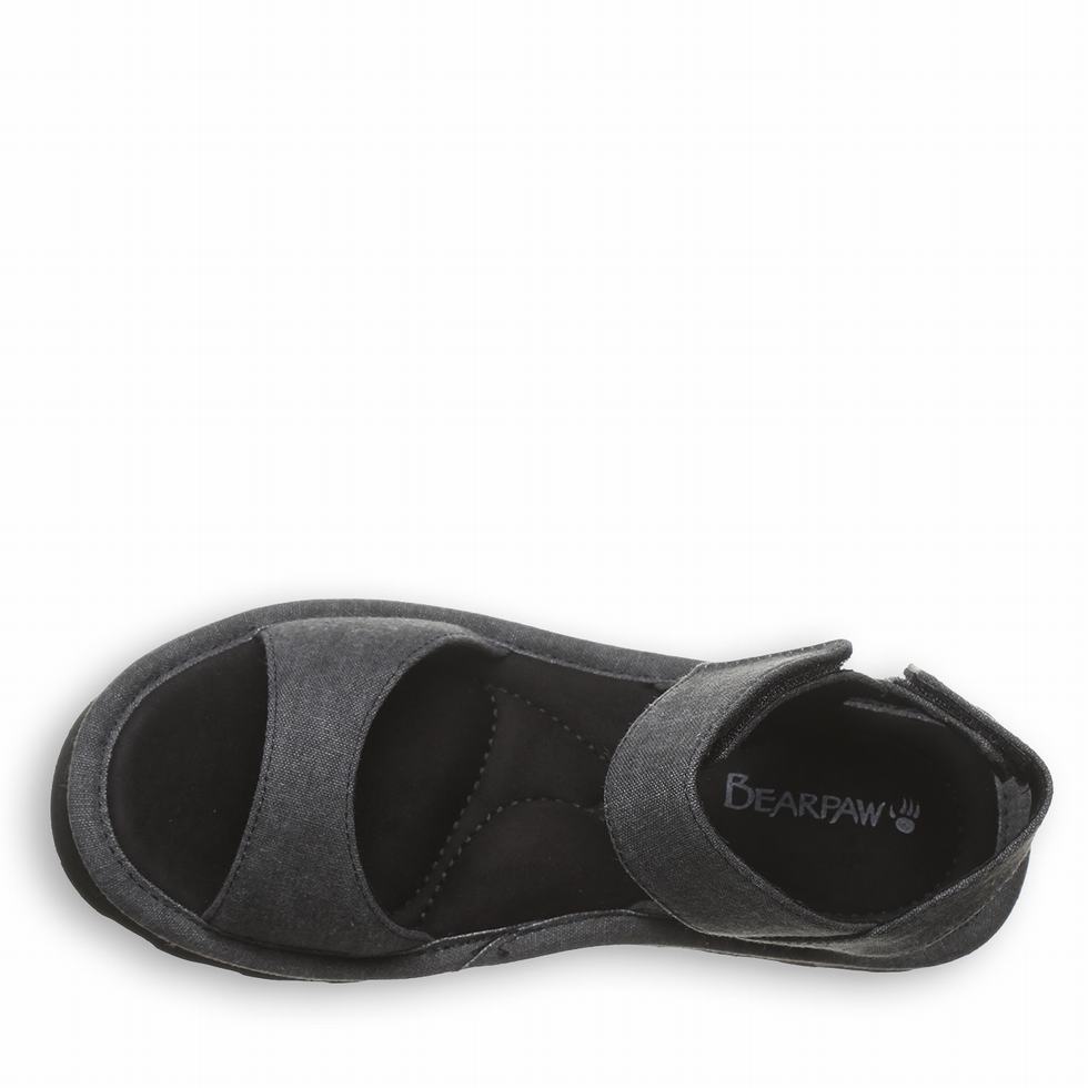 Bearpaw Crest Sandalen Dames Zwart | CEI2976PR