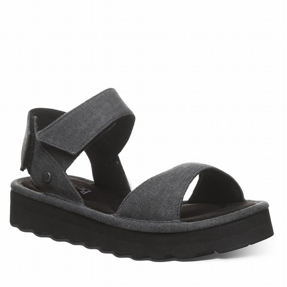 Bearpaw Crest Sandalen Dames Zwart | CEI2976PR