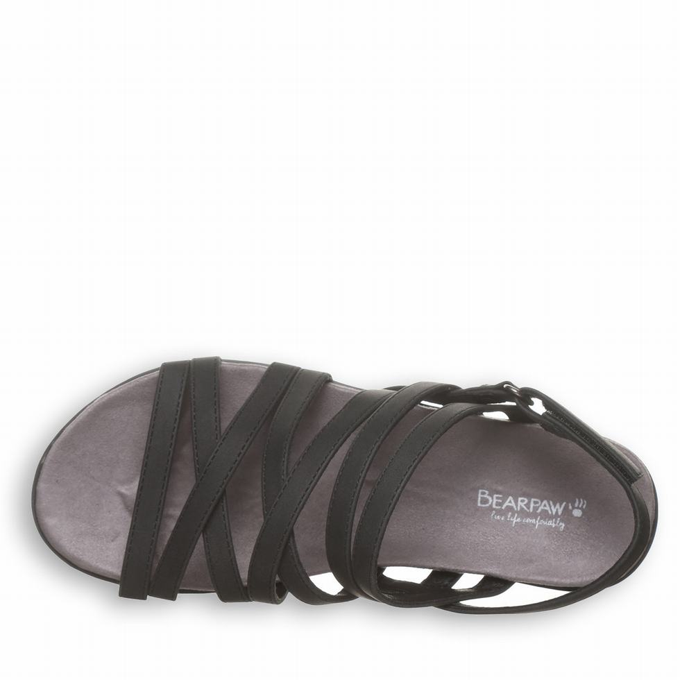 Bearpaw Crete Sandalen Dames Zwart | ZRT739ST