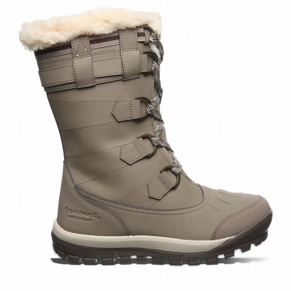 Bearpaw Desdemona Wandellaarzen Dames Beige | DUZ9039VC