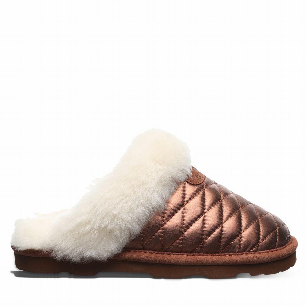 Bearpaw Effie Pantoffels Dames Bruin | NHC7755OS