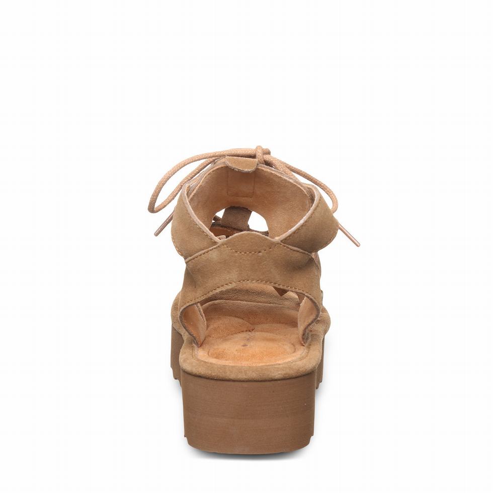 Bearpaw Elevation Sandalen Dames Bruin | LAM584GH