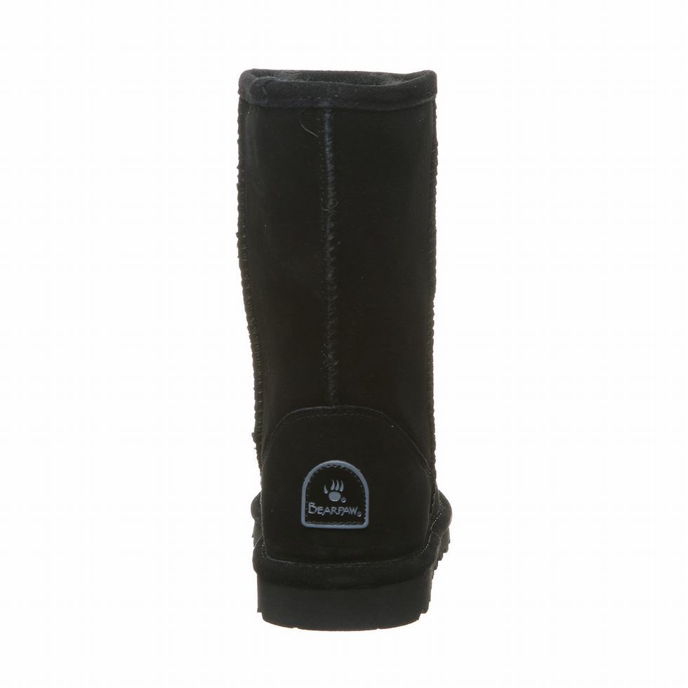 Bearpaw Elle Short Wide Laarzen Dames Zwart | FWX7252XD