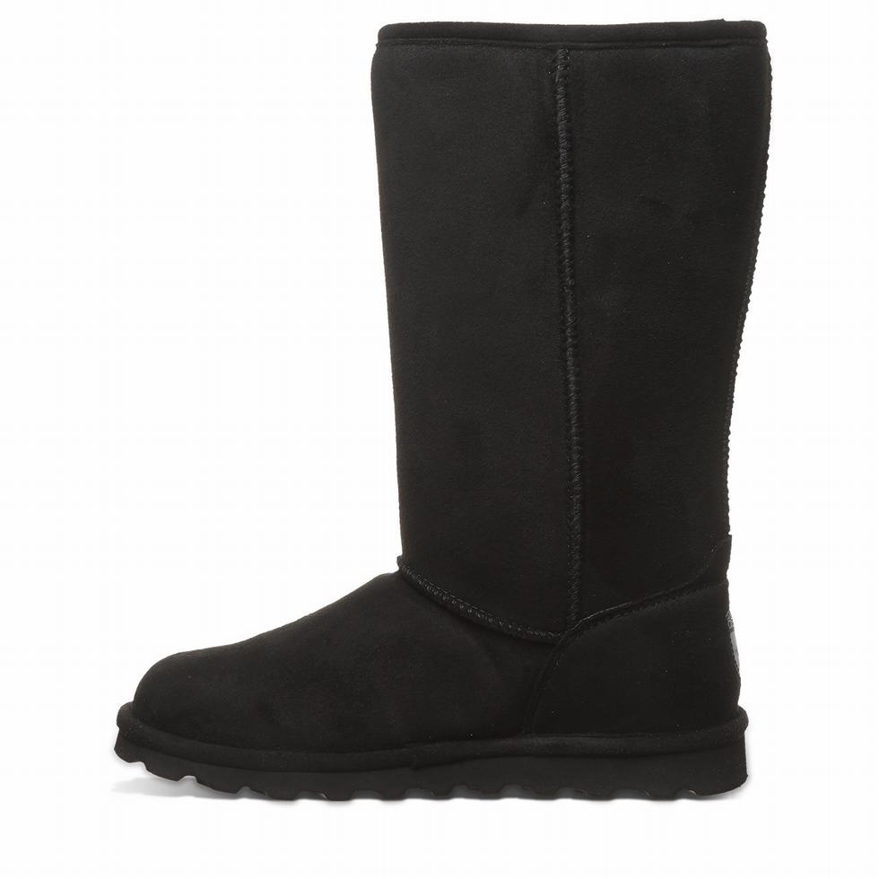 Bearpaw Elle Tall Vegan Laarzen Dames Zwart | WBQ5915FH