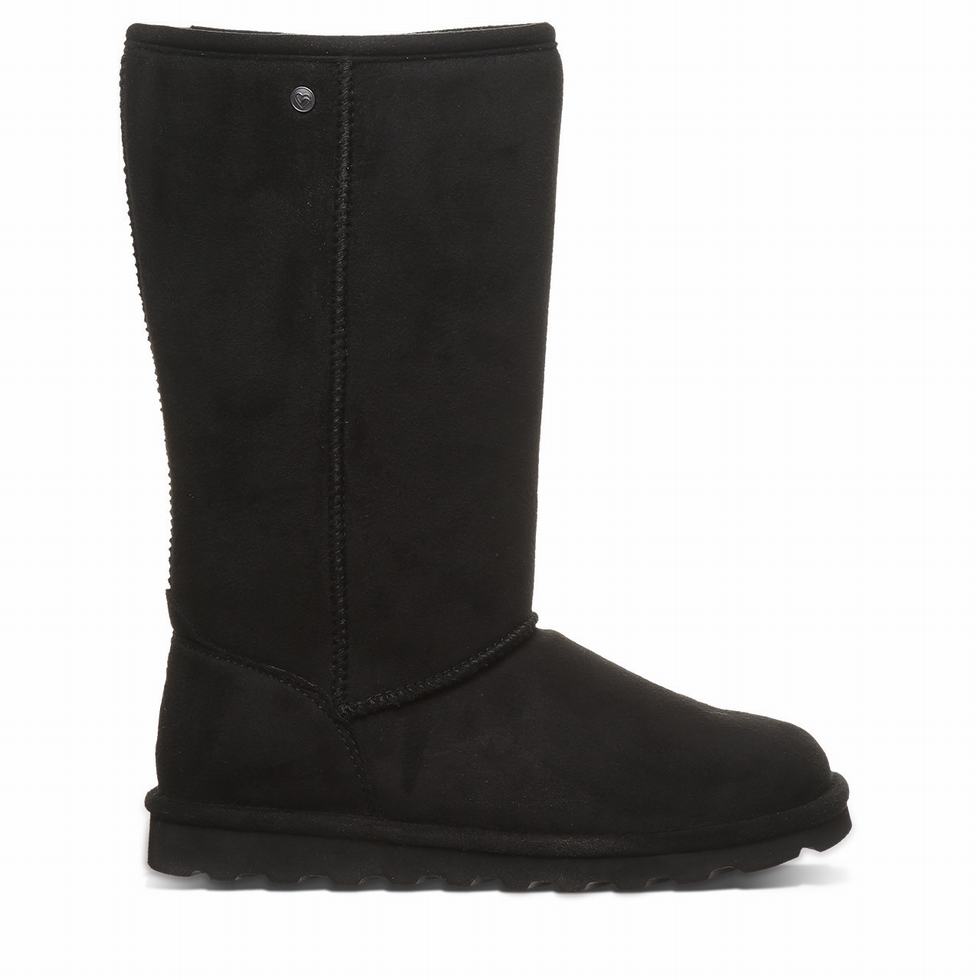 Bearpaw Elle Tall Vegan Laarzen Dames Zwart | WBQ5915FH