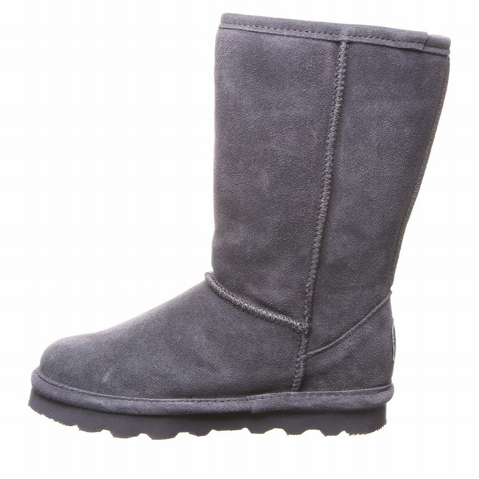 Bearpaw Elle Tall Youth Laarzen Kinderen Zwart | NFP7491KE