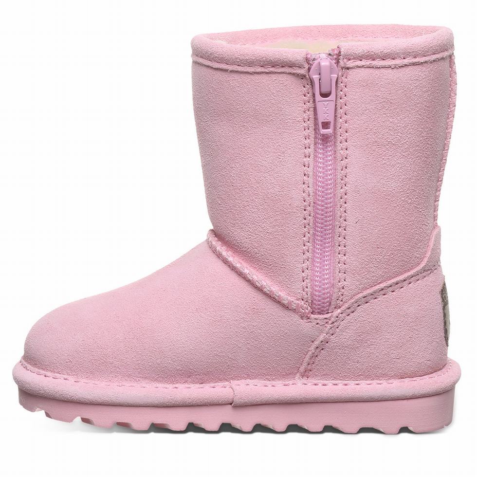 Bearpaw Elle Toddler Zipper Laarzen Kinderen Roze | BUG2854RI