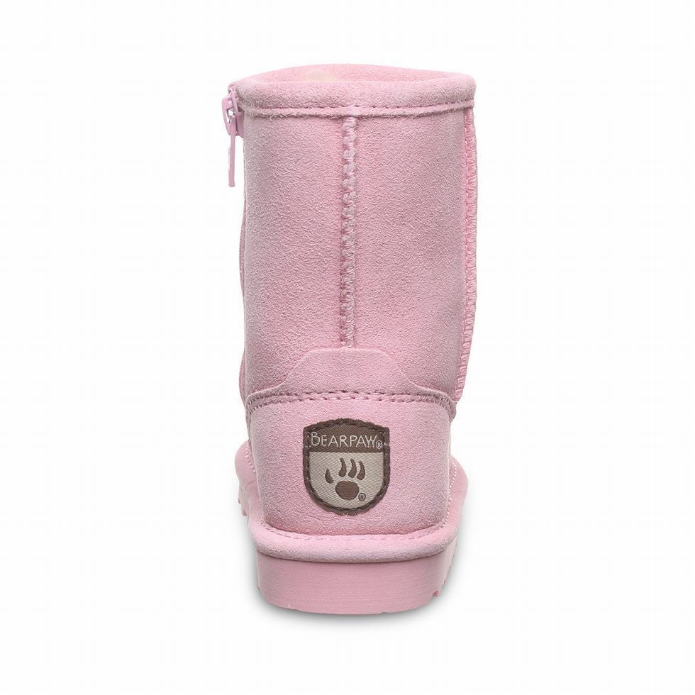 Bearpaw Elle Toddler Zipper Laarzen Kinderen Roze | BUG2854RI