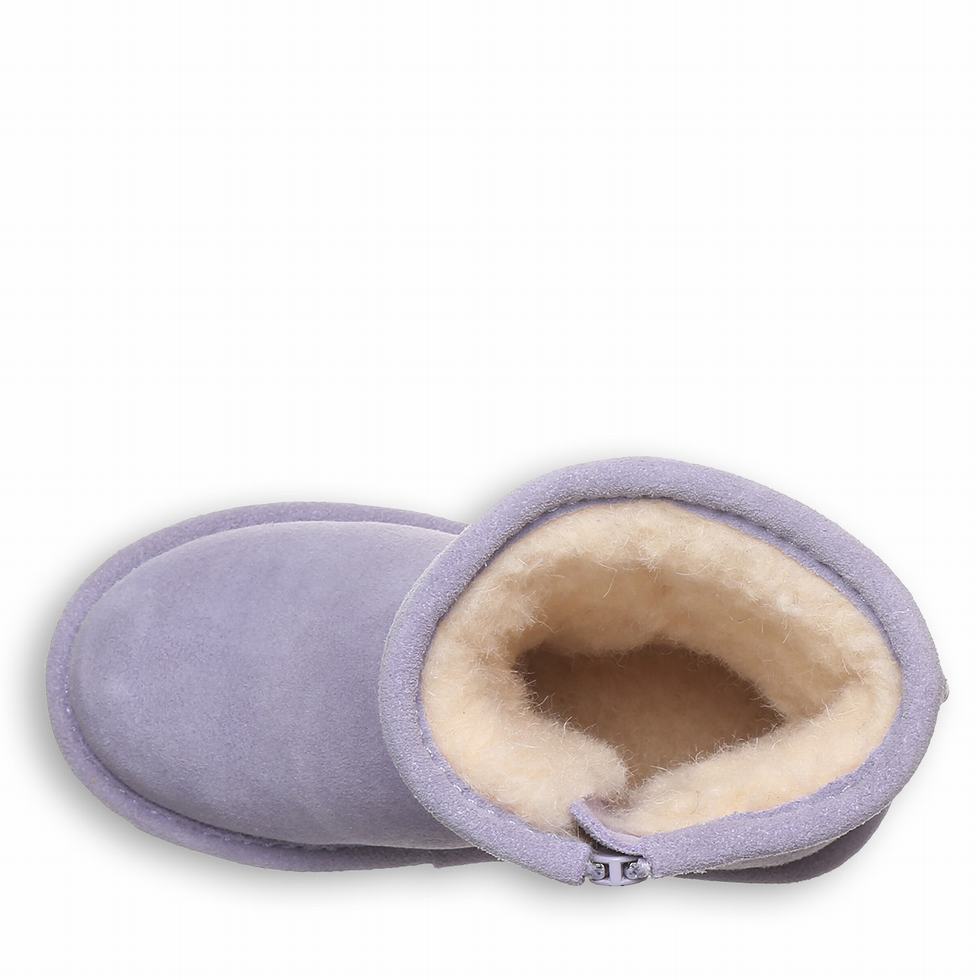 Bearpaw Elle Toddler Zipper Laarzen Kinderen Paars | SSG6182SR