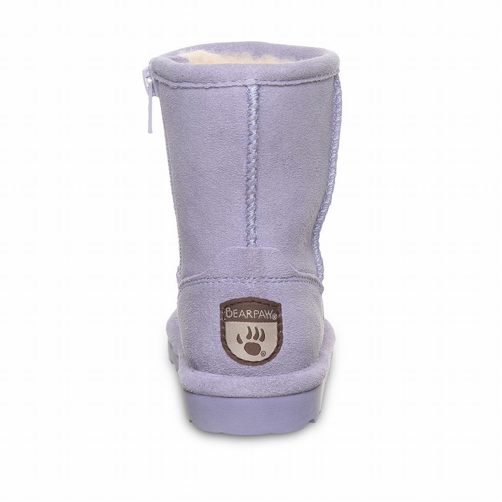 Bearpaw Elle Toddler Zipper Laarzen Kinderen Paars | SSG6182SR