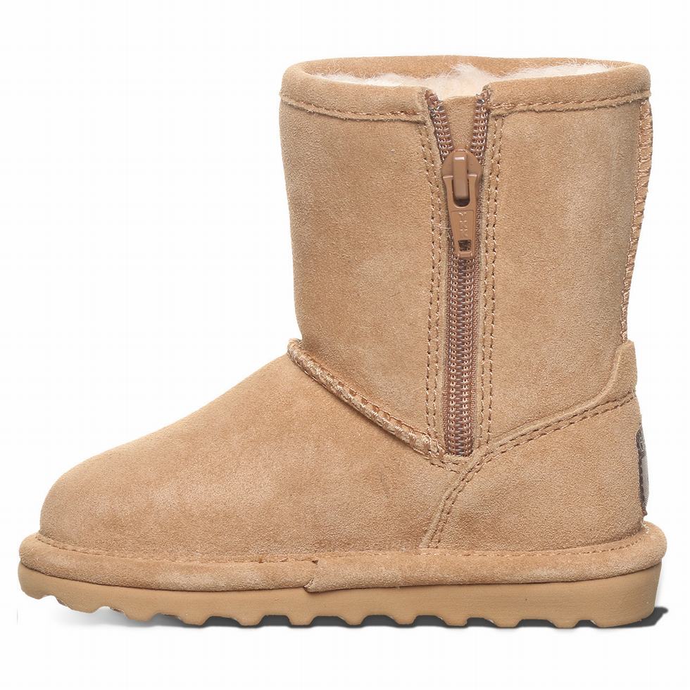 Bearpaw Elle Toddler Zipper Laarzen Kinderen Bruin | HIO8277JE