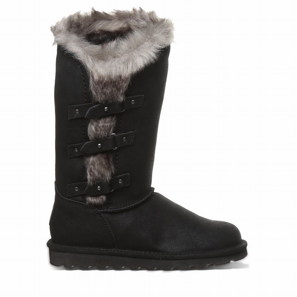 Bearpaw Emery Laarzen Dames Zwart | UNE10029UY