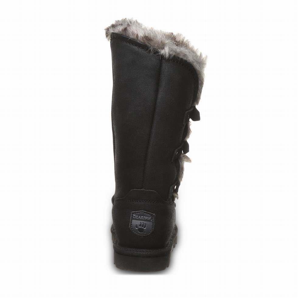 Bearpaw Emery Laarzen Dames Zwart | UNE10029UY