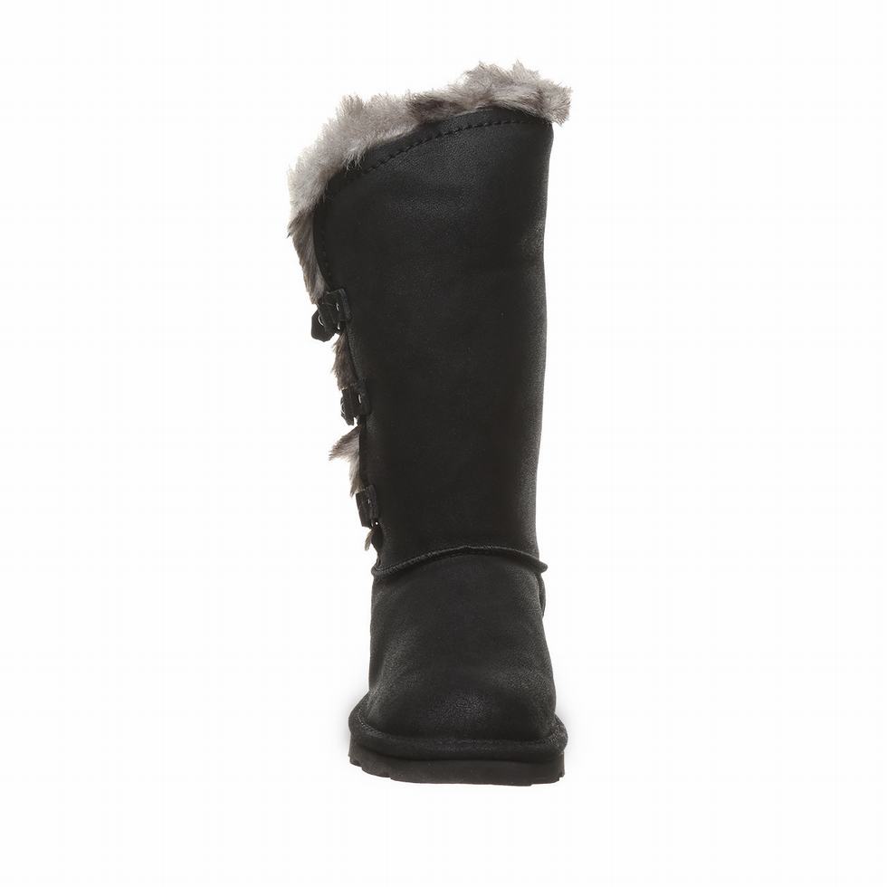 Bearpaw Emery Laarzen Dames Zwart | UNE10029UY