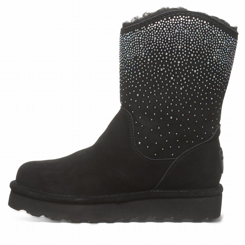 Bearpaw Glam Platform Lo Laarzen Dames Zwart | KJM277TL