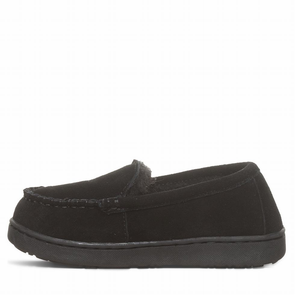 Bearpaw Jamie Youth Pantoffels Kinderen Zwart | WDP9495DX