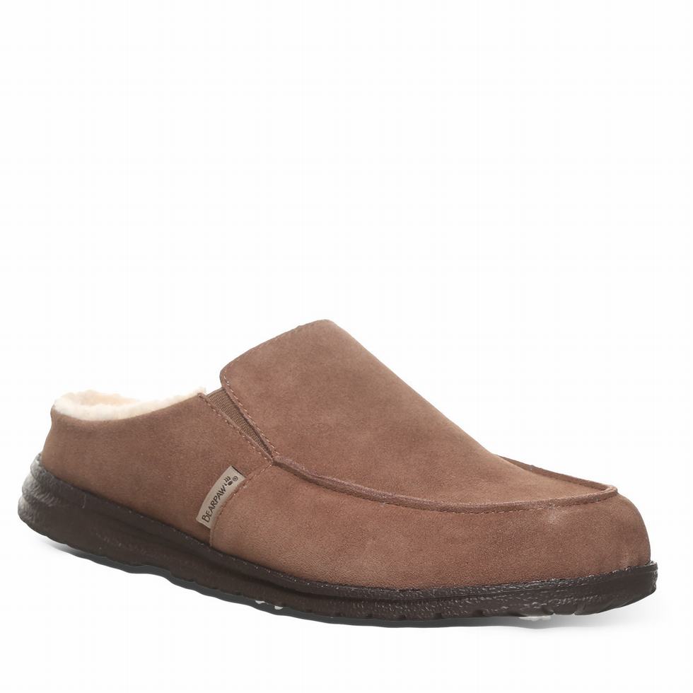 Bearpaw Joel Pantoffels Heren Bruin | RHO4974YP