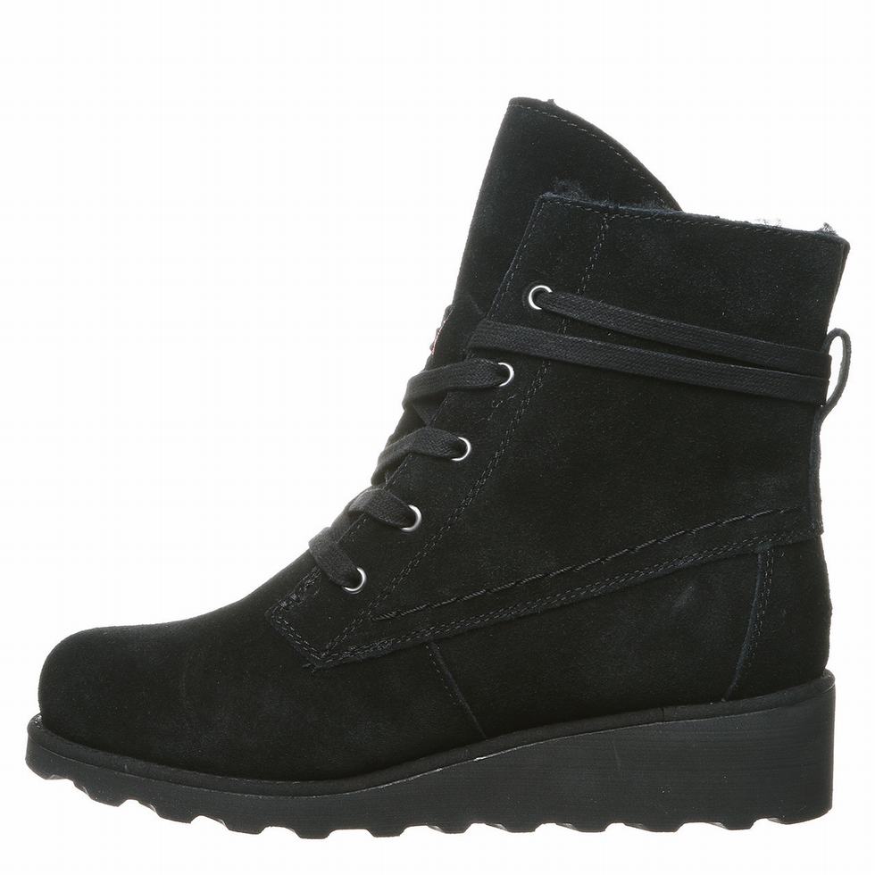 Bearpaw Krista Laarzen Dames Zwart | OUL3459TR