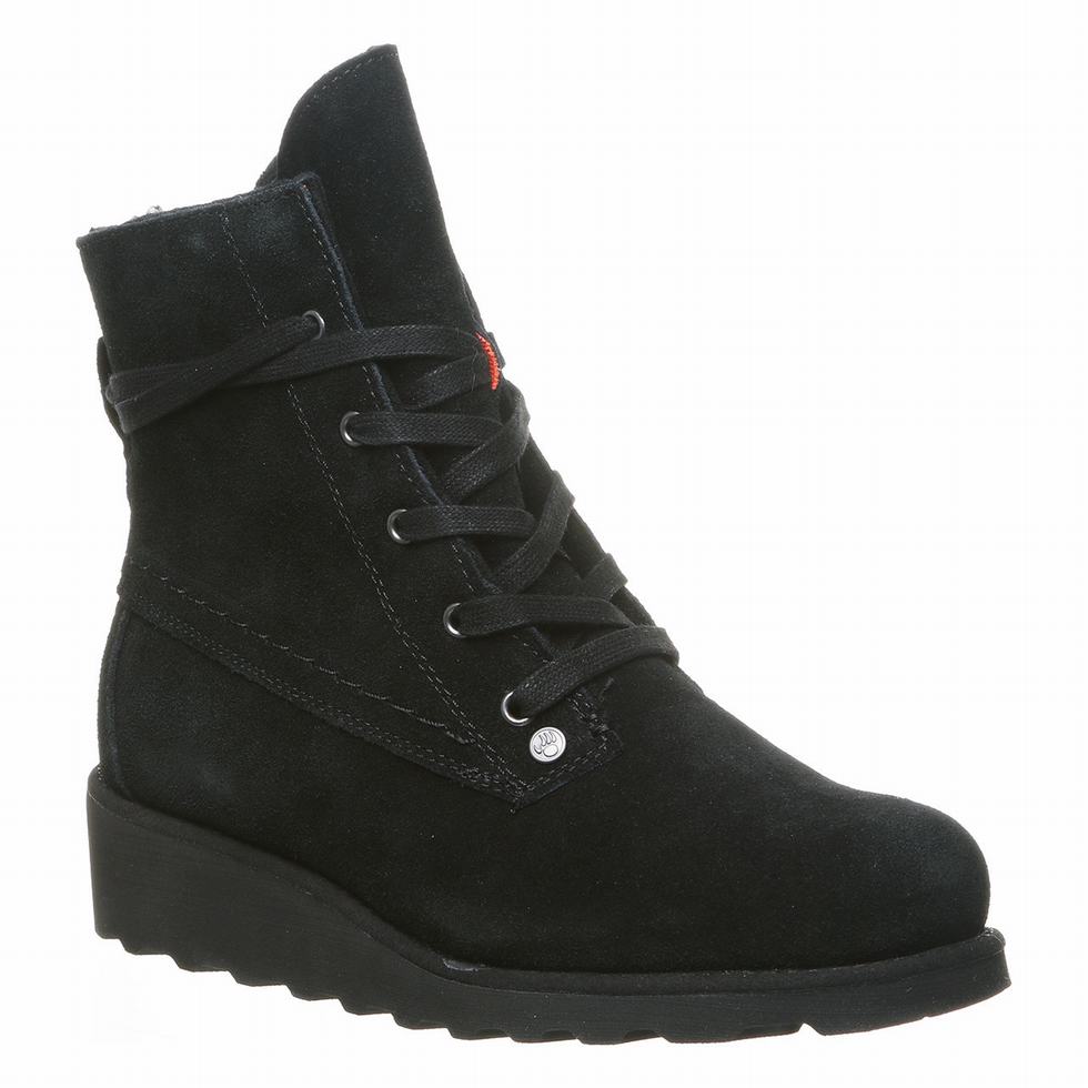 Bearpaw Krista Laarzen Dames Zwart | OUL3459TR