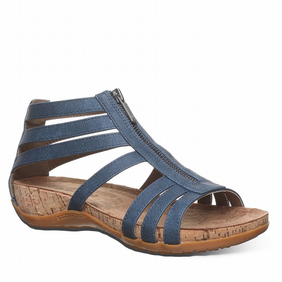 Bearpaw Layla II Sandalen Dames Blauw | JCF18MF