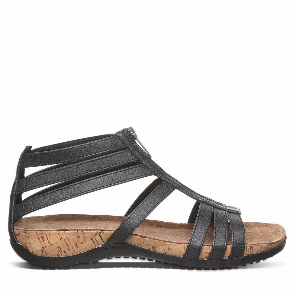 Bearpaw Layla II Sandalen Dames Zwart | GVM232AL