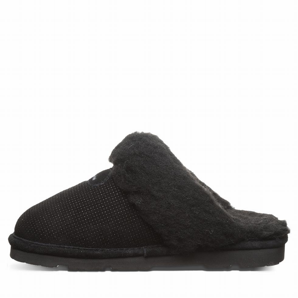 Bearpaw Loki Exotic Pantoffels Dames Zwart | HTO5783QM