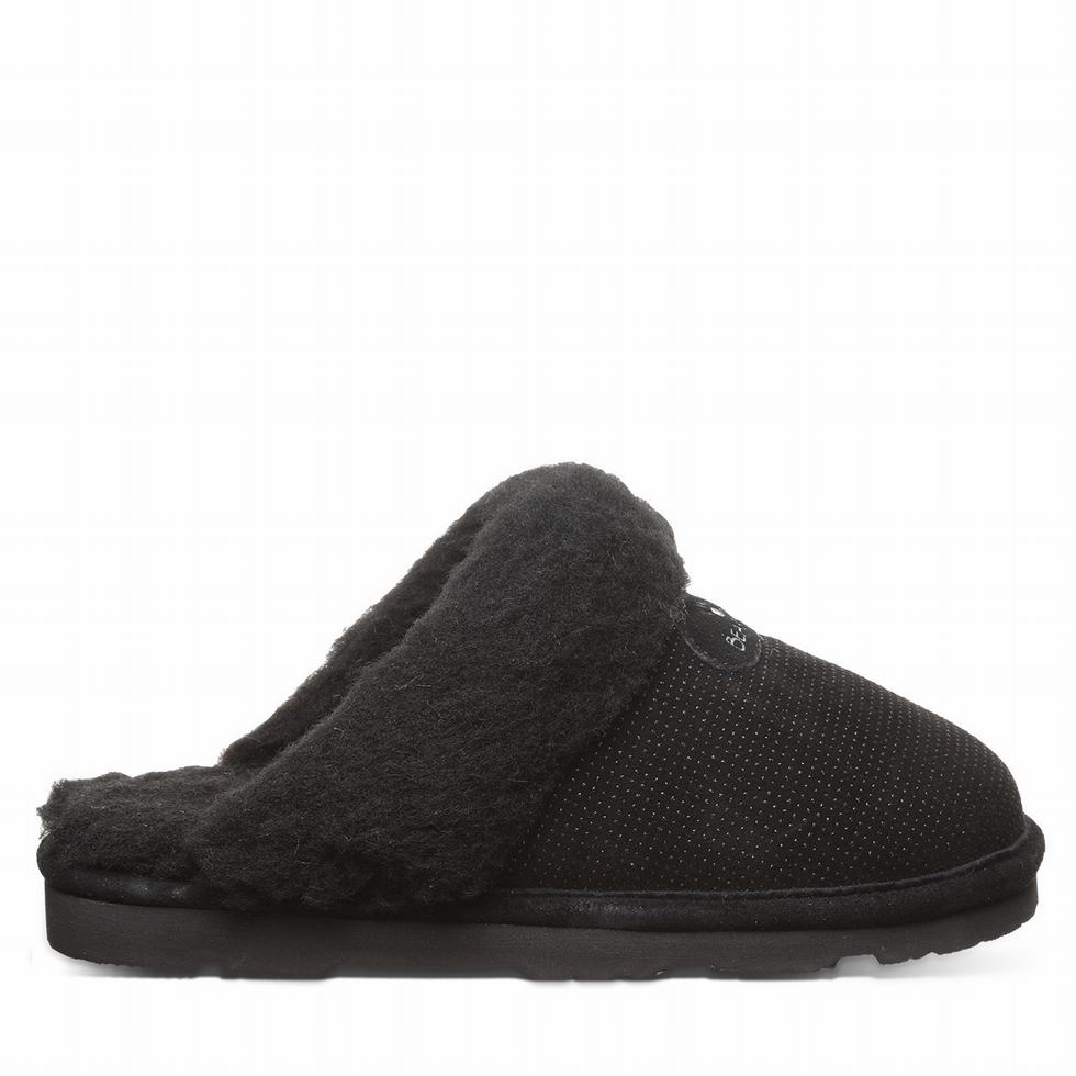 Bearpaw Loki Exotic Pantoffels Dames Zwart | HTO5783QM