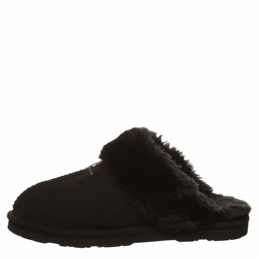 Bearpaw Loki Vegan Pantoffels Dames Zwart | BUJ213JW