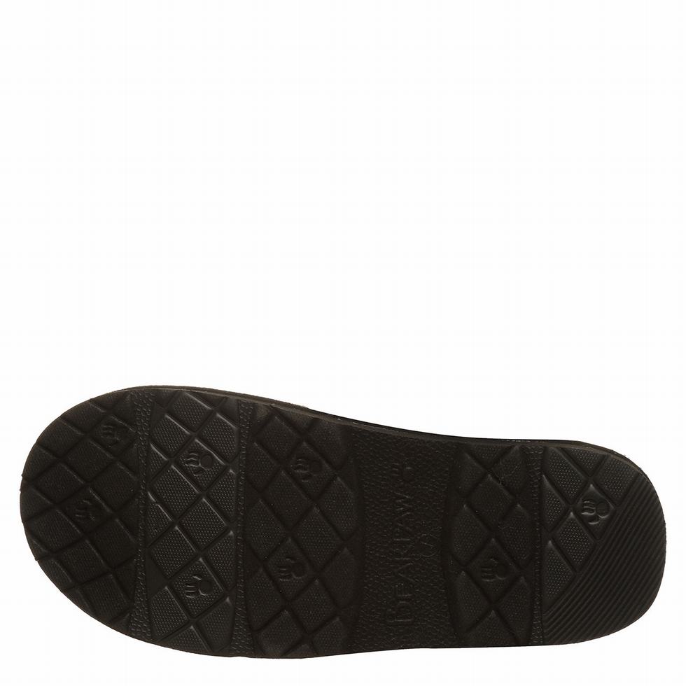 Bearpaw Loki Vegan Pantoffels Dames Zwart | BUJ213JW