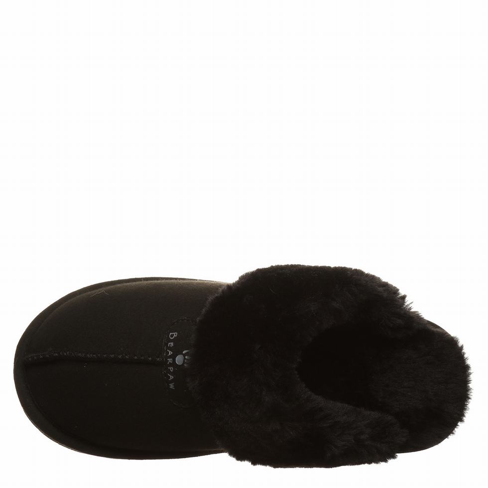 Bearpaw Loki Vegan Pantoffels Dames Zwart | BUJ213JW