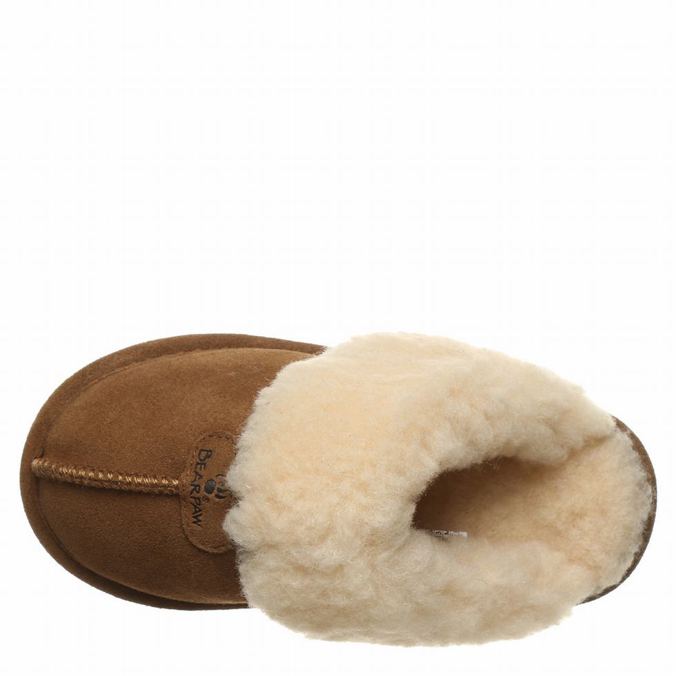 Bearpaw Loki Youth Pantoffels Kinderen Bruin | NTE1031YL